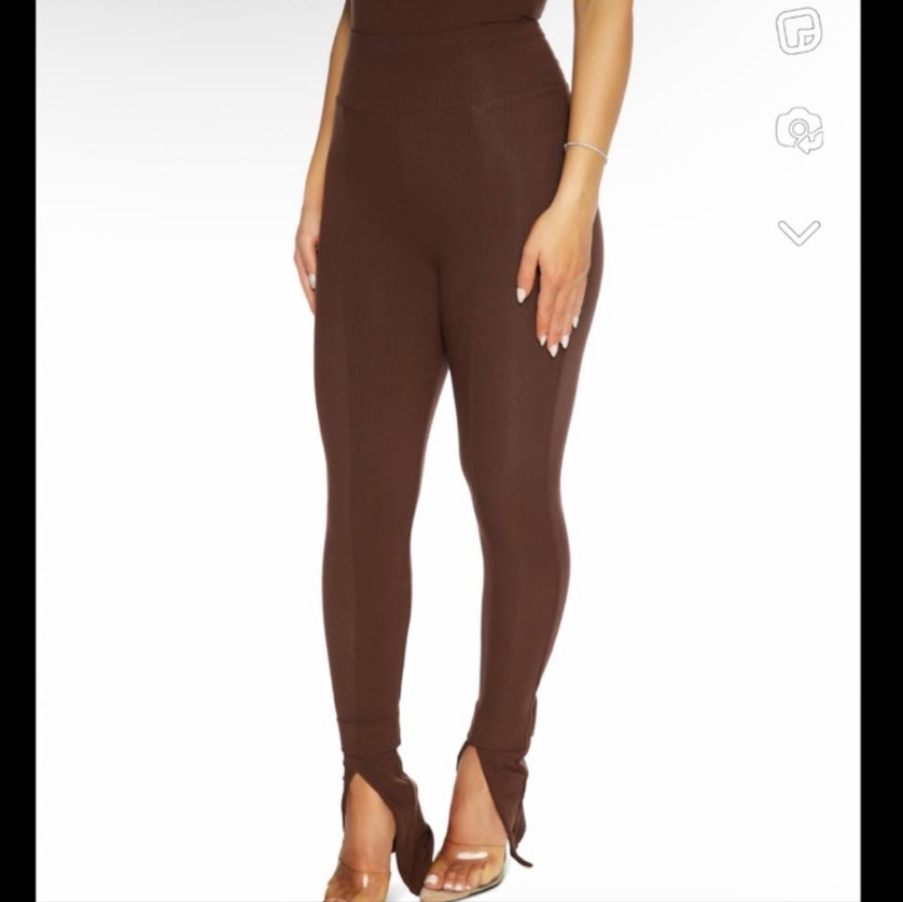 Naked Wardrobe Split Front Pants - image 1